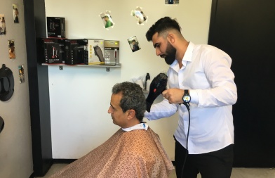 Kamal, requérant d'asile et coiffeur