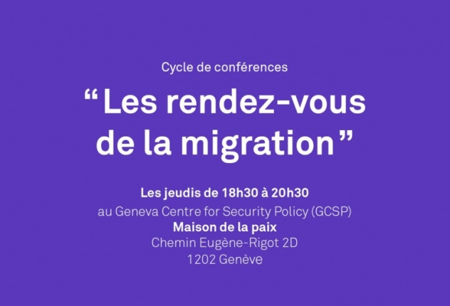 Cycle de conférences, "Les rendez-vous de la migation"