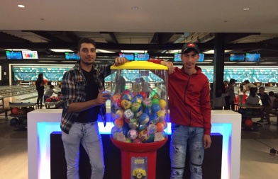 Sherkhan et Ilam au bowling Sherkhan et Ilam
